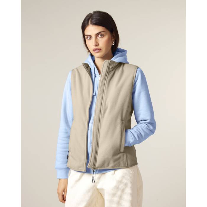 Vesta Fleece Barbat Quester Desert Dust Personalizata