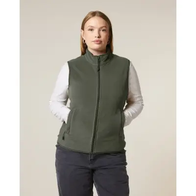 Vesta Fleece Dama Quester Khaki Cala