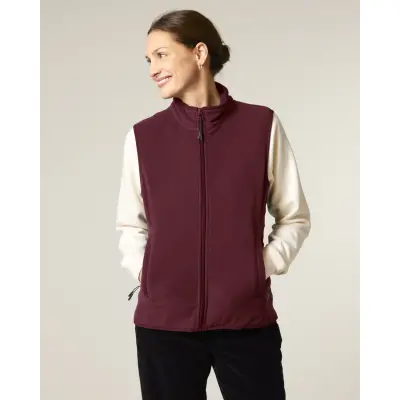Vesta Fleece Dama Quester Burgundy Cala
