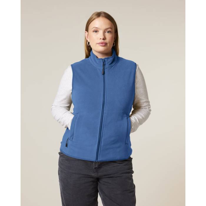 Vesta Fleece Barbat Quester Mindful Blue Personalizata