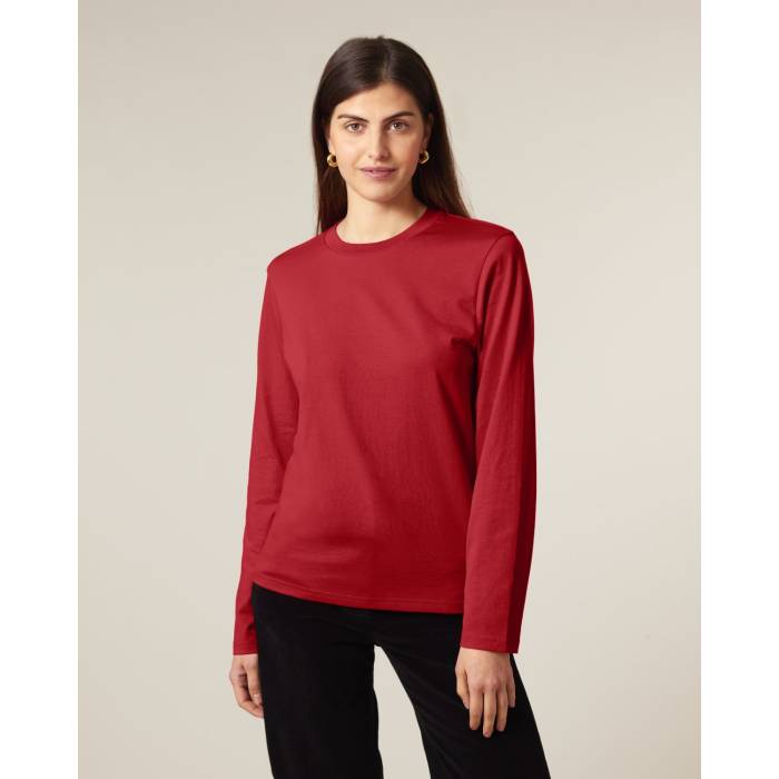 Tricou Unisex Creator 2.0 Long Sleeve Rosu Personalizat