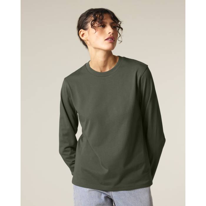 Tricou Unisex Creator 2.0 Long Sleeve Khaki Personalizat