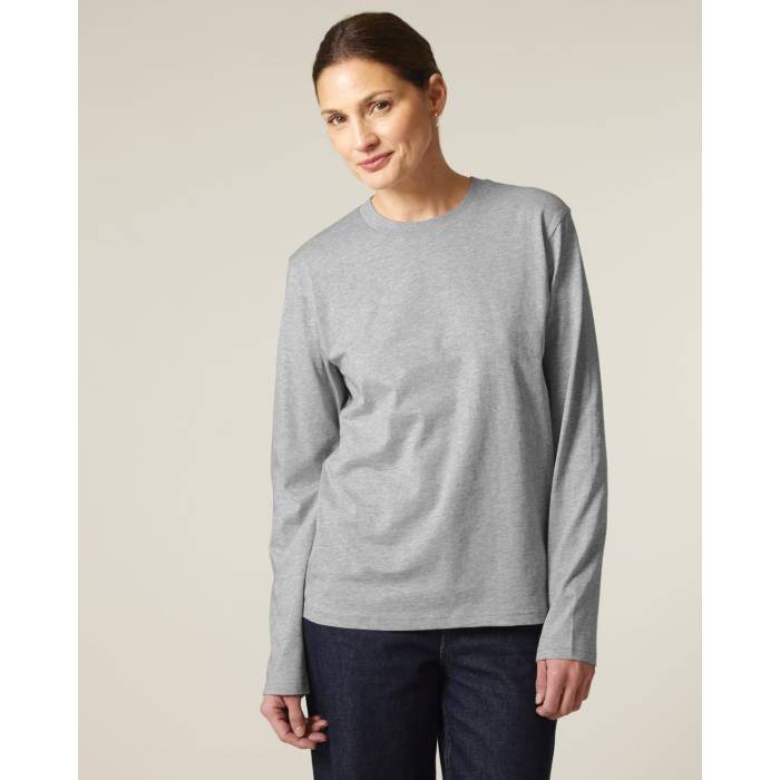 Tricou Unisex Creator 2.0 Long Sleeve Heather Grey Personalizat