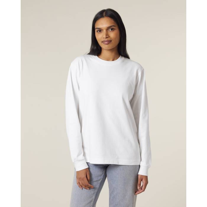 Tricou Unisex Freestyler Long Sleeve Alb Personalizat