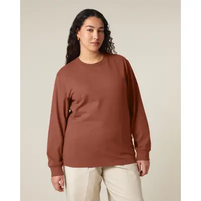 Tricou Unisex Freestyler Long Sleeve Heritage Brown Cala