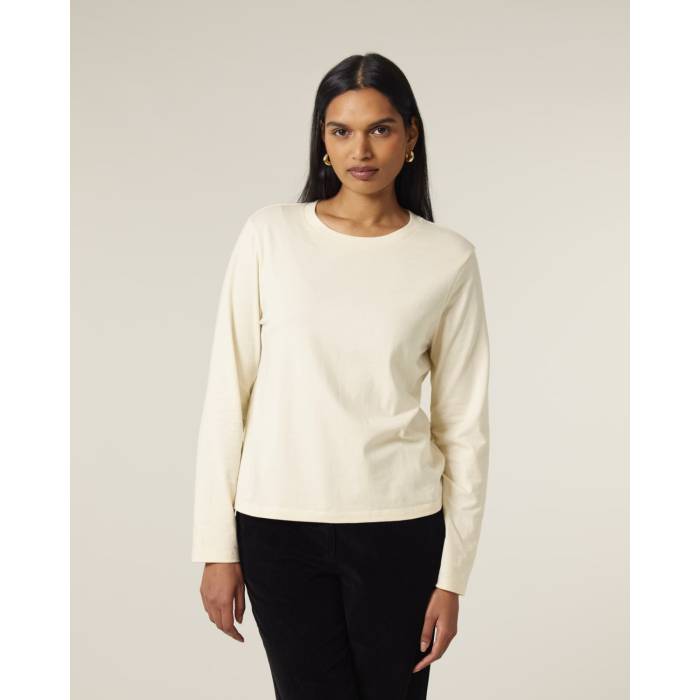 Tricou Dama Muser Long Sleeve Natural Raw Cala