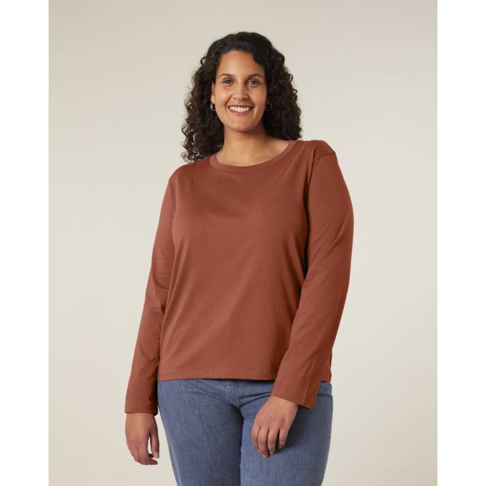 Tricou Dama Muser Long Sleeve Heritage Brown Cala