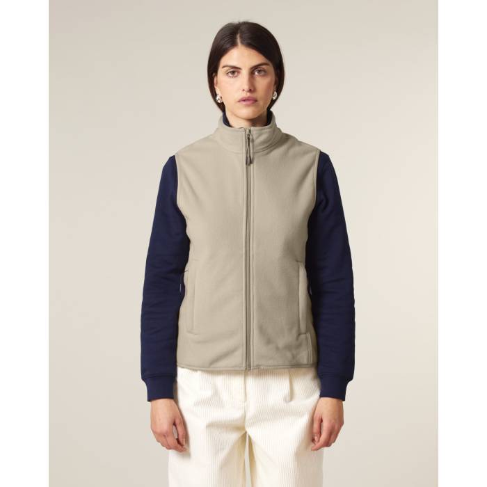 Vesta Fleece Barbat Quester Desert Dust Personalizata