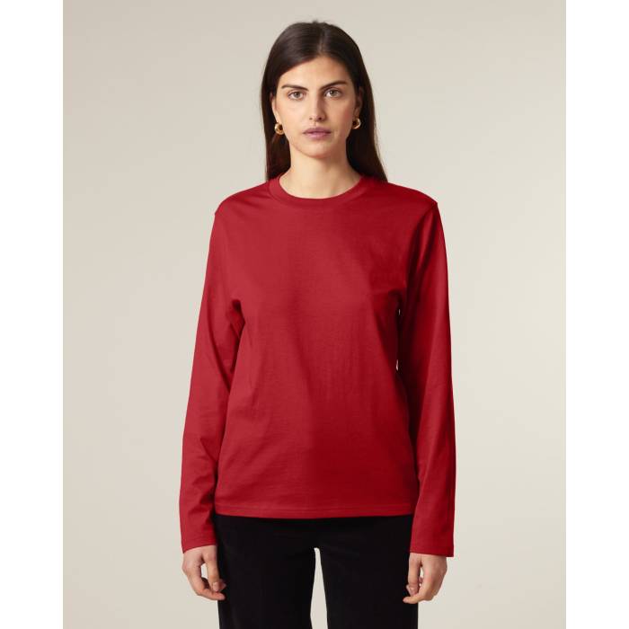 Tricou Unisex Creator 2.0 Long Sleeve Rosu Personalizat