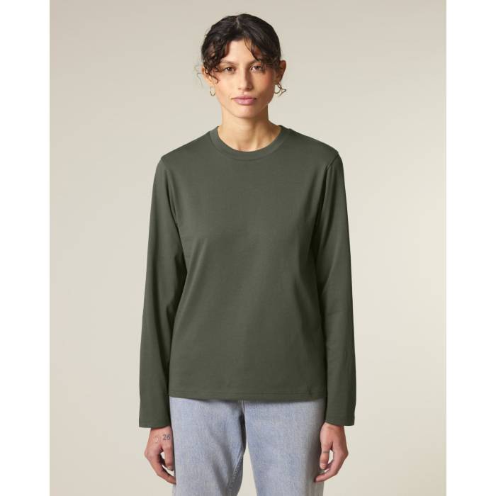 Tricou Unisex Creator 2.0 Long Sleeve Khaki Personalizat