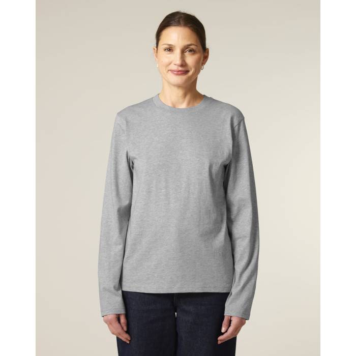 Tricou Unisex Creator 2.0 Long Sleeve Heather Grey Personalizat