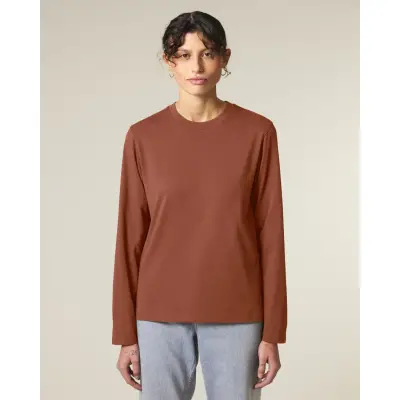 Tricou Unisex Creator 2.0 Long Sleeve Heritage Brown Cala