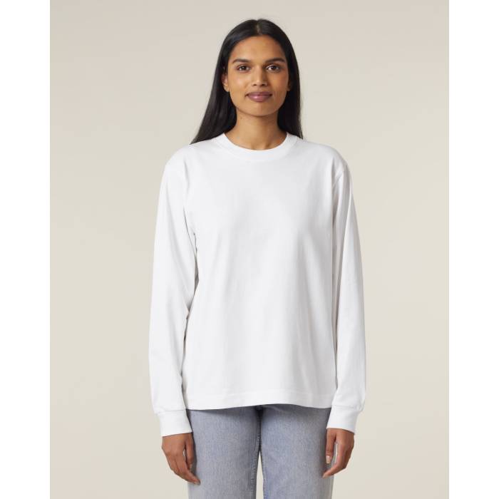 Tricou Unisex Freestyler Long Sleeve Alb Personalizat