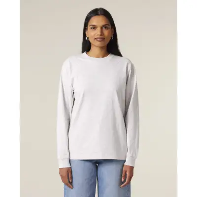 Tricou Unisex Freestyler Long Sleeve Cool Heather Grey Cala