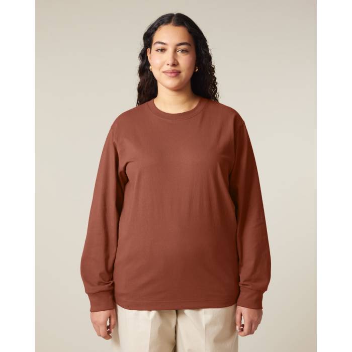 Tricou Unisex Freestyler Long Sleeve Heritage Brown Cala
