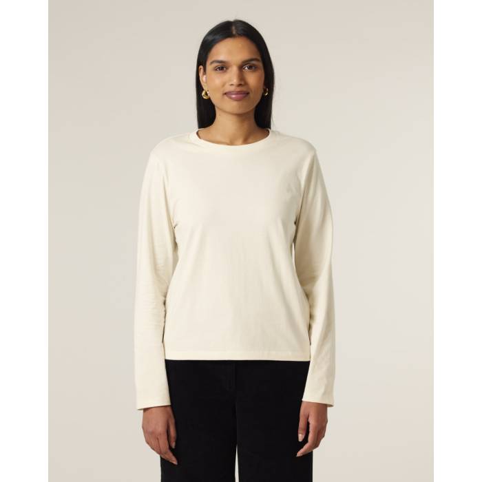 Tricou Dama Muser Long Sleeve Natural Raw Cala