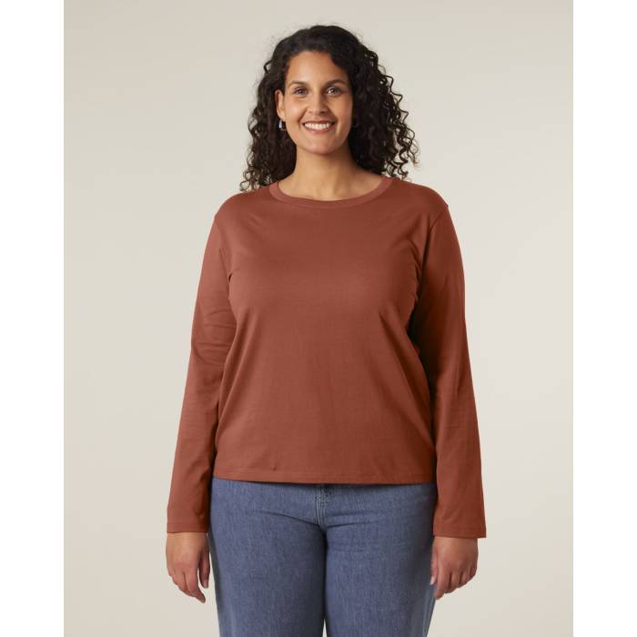 Tricou Dama Muser Long Sleeve Heritage Brown Cala