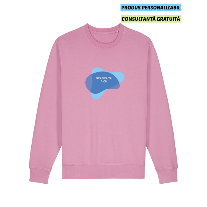 Bluza Unisex Matcher Vintage G. Dyed Bubble Pink Personalizata