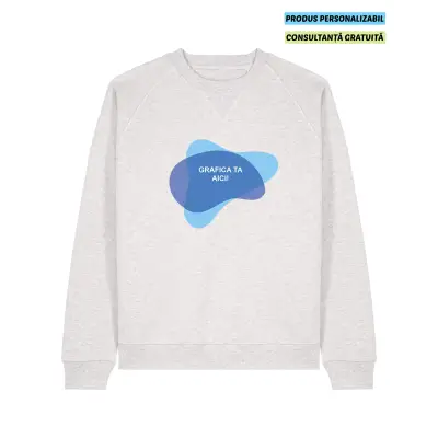 Bluza Unisex Knoxer Cool Heather Grey Personalizata