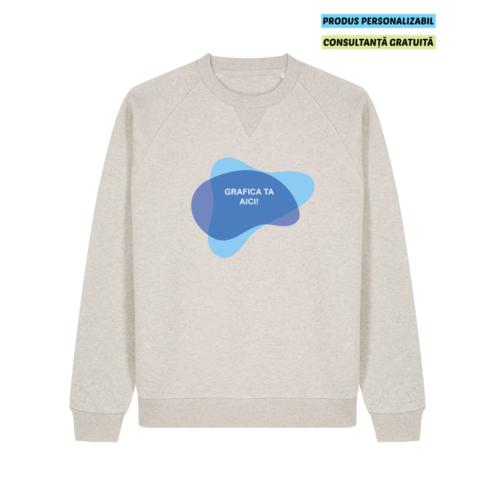 Bluza Unisex Knoxer Heather Haze Personalizata