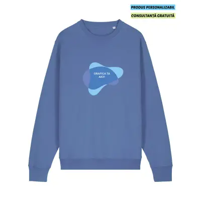 Bluza Unisex Matcher Bright Blue Personalizata