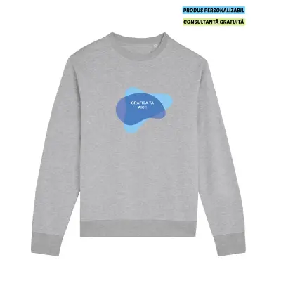 Bluza Unisex Matcher Heather Grey Personalizata