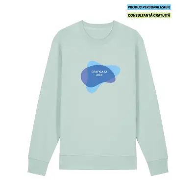 Bluza Unisex Matcher Caribbean Blue Personalizata