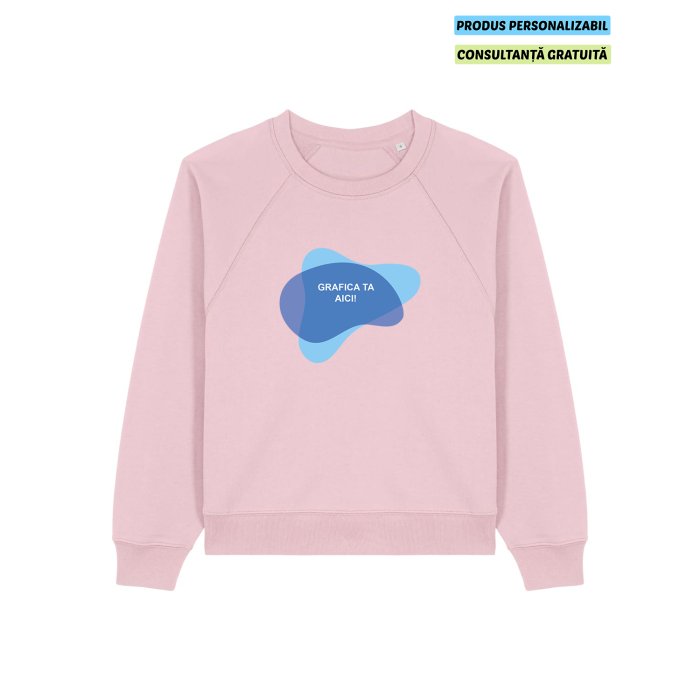 Bluza Dama Clara Cotton Pink Personalizata