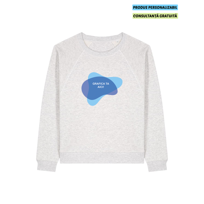 Bluza Dama Clara Cool Heather Grey Personalizata