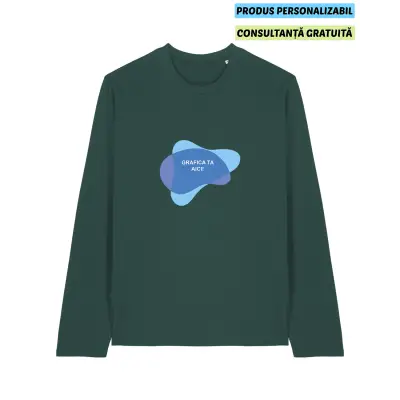 Tricou Unisex Creator 2.0 Long Sleeve Glazed Green Personalizat
