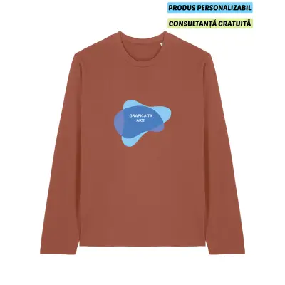Tricou Unisex Creator 2.0 Long Sleeve Heritage Brown Personalizat