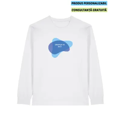 Tricou Unisex Freestyler Long Sleeve Alb Personalizat