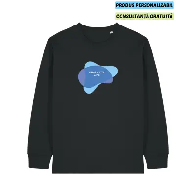 Tricou Unisex Freestyler Long Sleeve Negru Personalizat