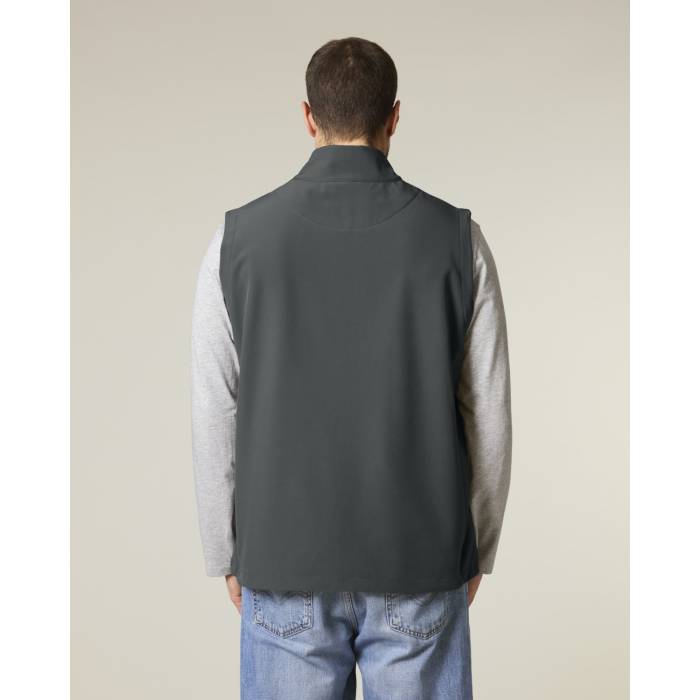 Vesta Barbat Softshell Trail Blazer Anthracite Personalizata