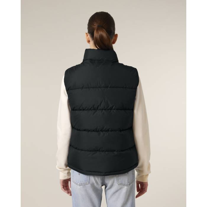 Vesta Unisex Puffer Gilet Negru Personalizata Vesta Unisex Puffer Gilet Negru Personalizata