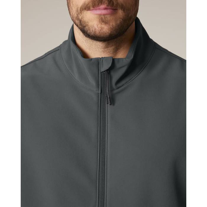 Vesta Barbat Softshell Trail Blazer Anthracite Personalizata