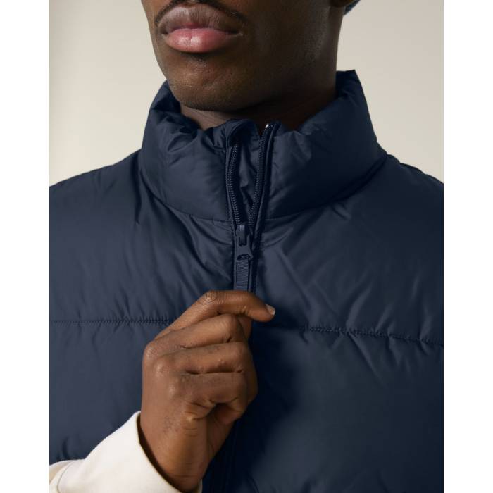 Vesta Unisex Puffer Gilet French Navy Personalizata