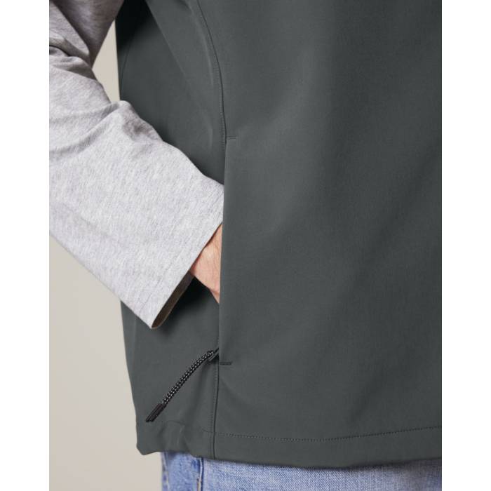 Vesta Barbat Softshell Trail Blazer Anthracite Personalizata