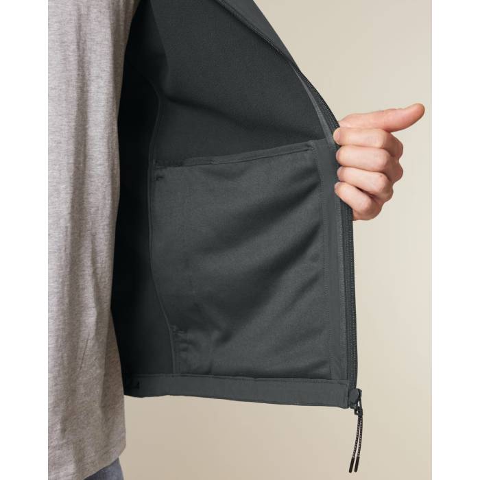 Vesta Barbat Softshell Trail Blazer Anthracite Personalizata