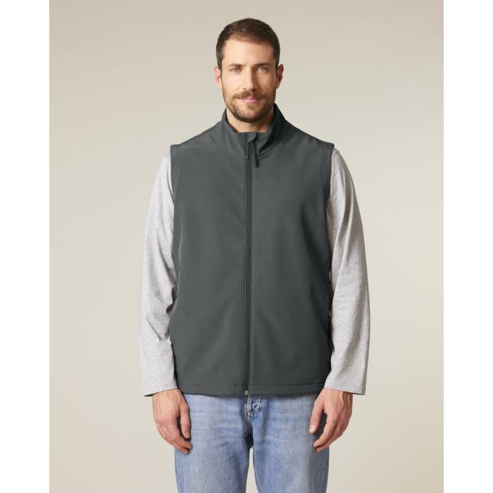 Vesta Barbat Softshell Trail Blazer Anthracite Personalizata