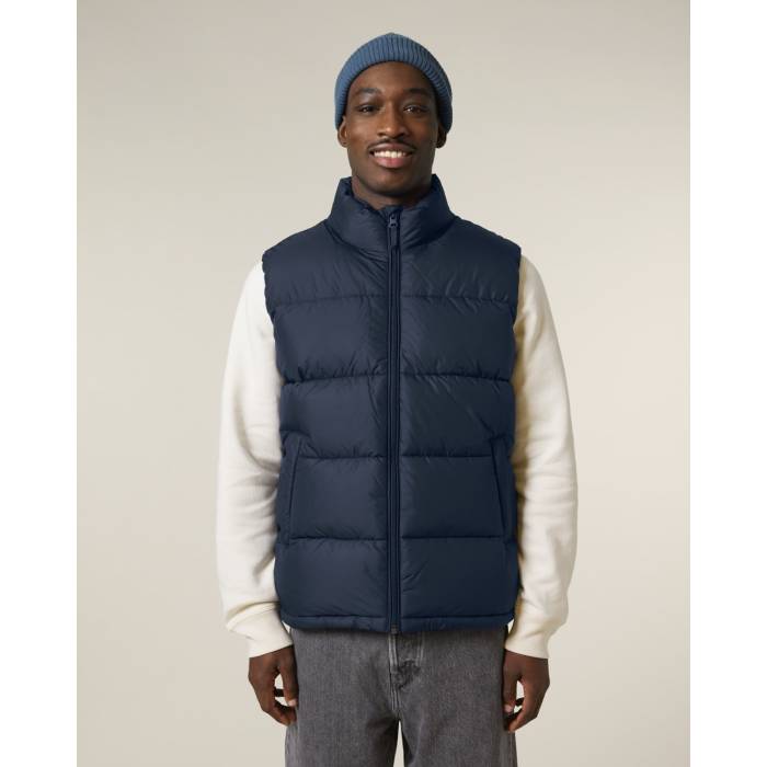 Vesta Unisex Puffer Gilet French Navy Personalizata