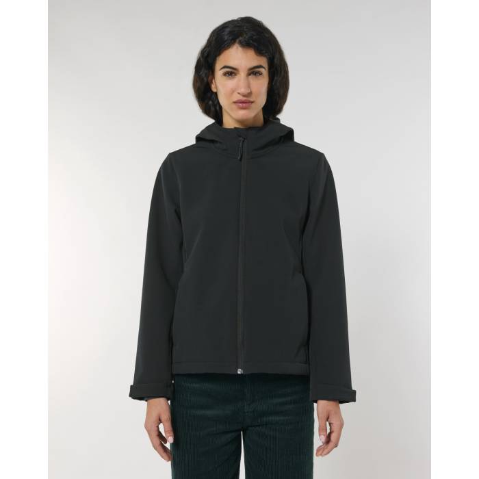 Jacheta Dama Softshell Discoverer Negru Personalizata