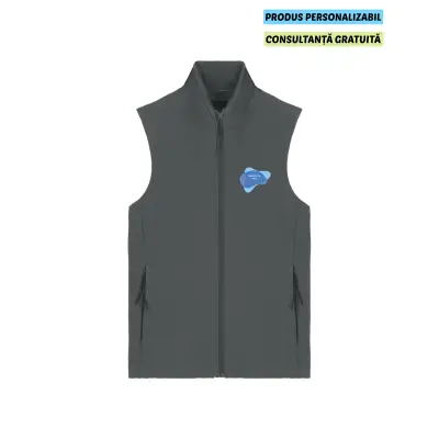 Vesta Barbat Softshell Trail Blazer Anthracite Personalizata