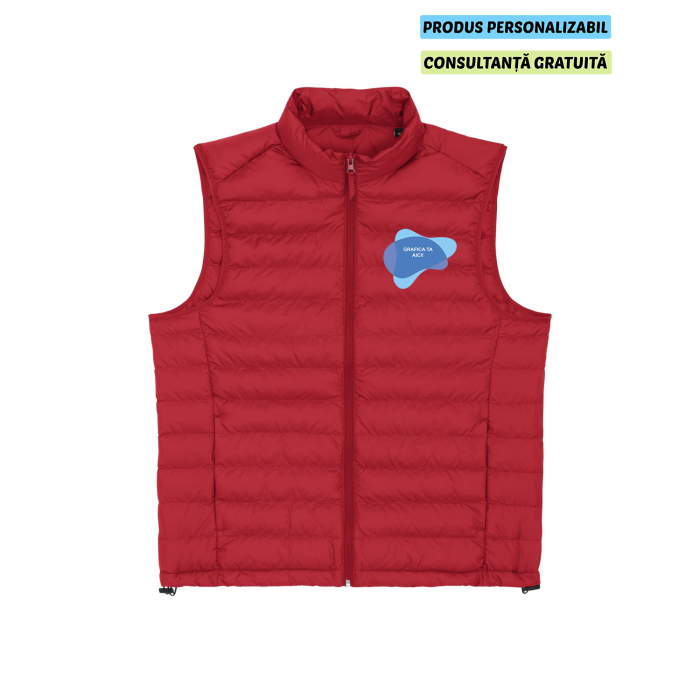 Vesta Barbat Climber Rosu Personalizata