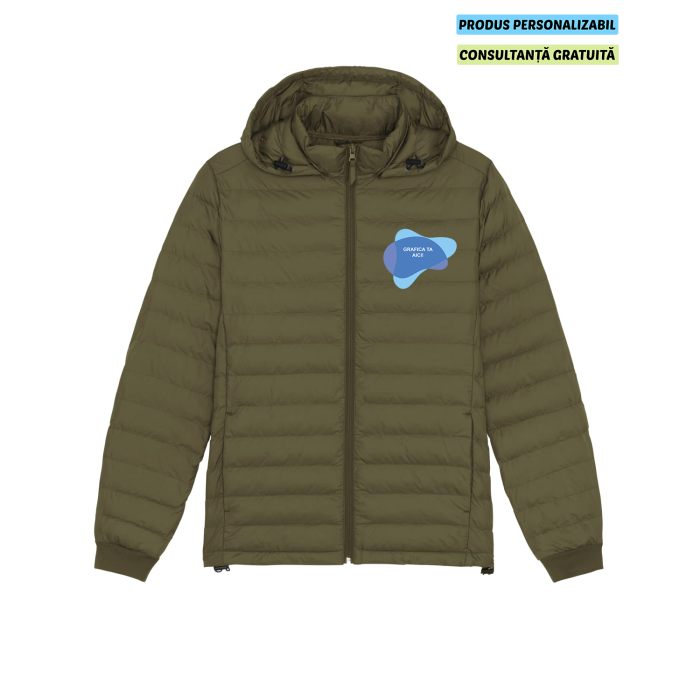 Jacheta Barbat Voyager British Khaki Personalizata