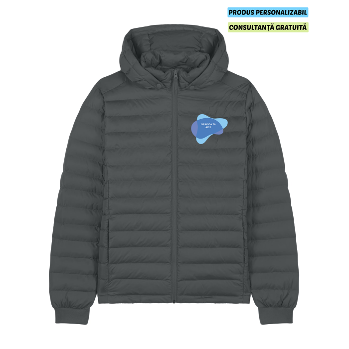 Jacheta Barbat Voyager Anthracite Personalizata