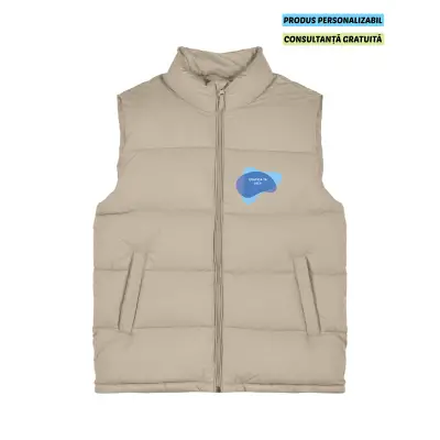 Vesta Unisex Puffer Gilet Desert Dust Personalizata