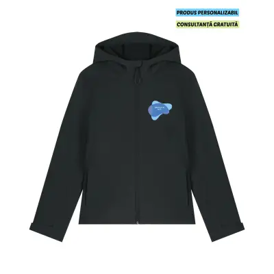 Jacheta Dama Softshell Discoverer Negru Personalizata