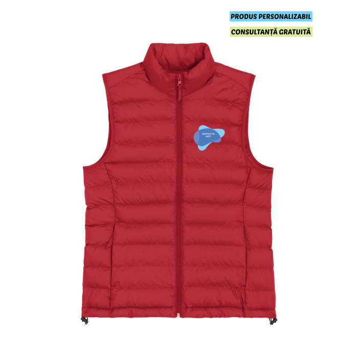 Vesta Dama Climber Rosu Personalizata