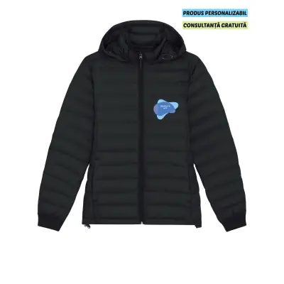 Jacheta Dama Voyager Negru Personalizata